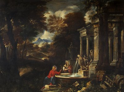 Christ et la femme de Samarie - Pier Francesco Mola