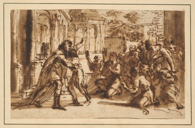 Joseph accueillant ses frères - Pier Francesco Mola