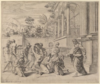 Joseph se révélant à ses frères - Pier Francesco Mola