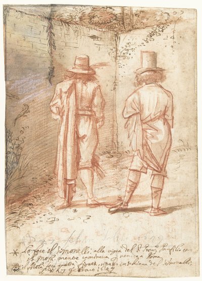 Portraits de Pier Francesco Mola et Niccolò Simonelli - Pier Francesco Mola