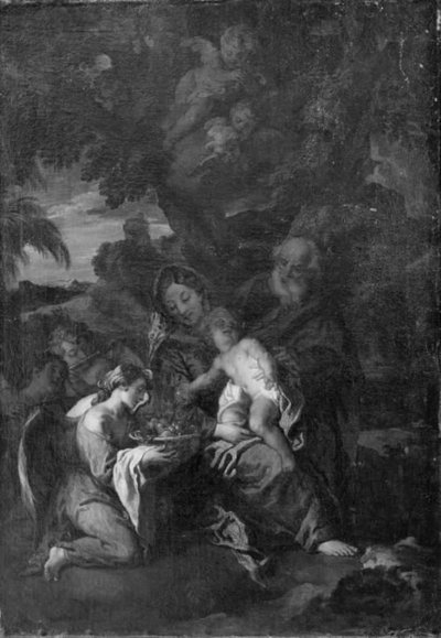 La fuite en Égypte - Pier Francesco Mola