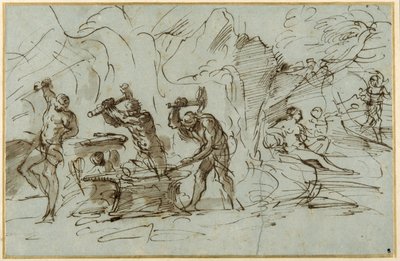 La Forge de Vulcain - Pier Francesco Mola