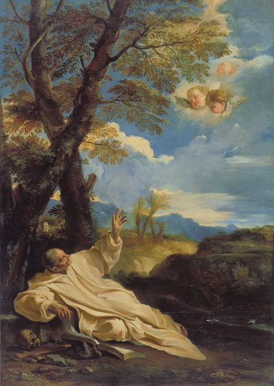 La vision de Saint Bruno - Pier Francesco Mola