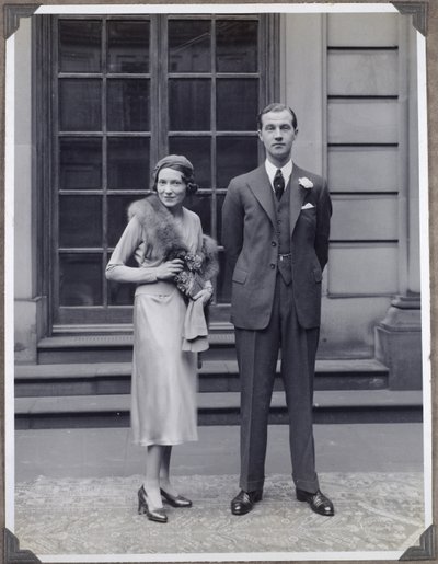 Lord Charles Cavendish et Adele Astaire le jour de leur mariage - Blaise Nicolas Le Sueur