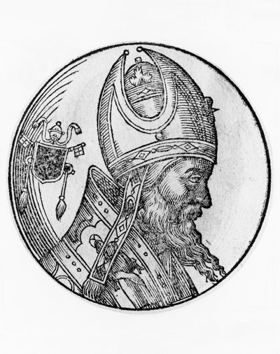 Portrait de Jean IV (mort en 642), 72e pape de l