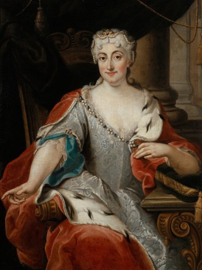 Portrait de Maria Clementina Sobieska 1702-1735 - Pier Leone Ghezzi
