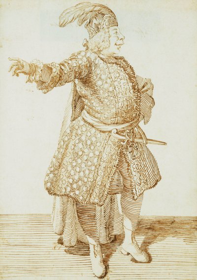Portrait du castrat Gaetano Caffarelli, c.1735 - Pier Leone Ghezzi