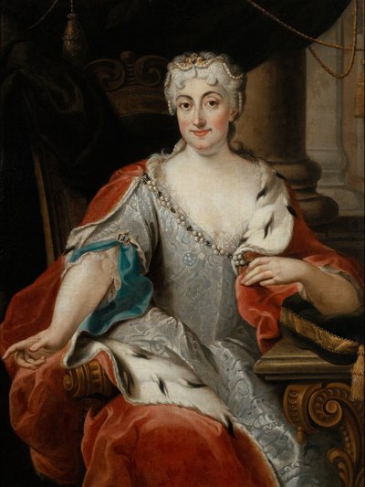 Portrait de Marie-Clémentine Sobieska (?) - Pier Leone Ghezzi