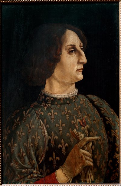 Portrait de Galeazzo Maria Sforza, duc de Milan - Piero del Pollaiolo