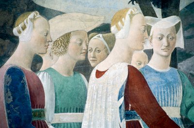 (Détail) de La Légende de la Vraie Croix montrant l