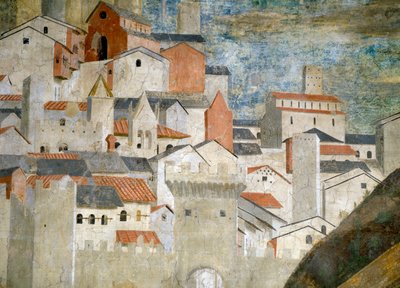 La Reine de Saba adorant le Pont fait du Bois de la Vraie Croix (détail) - Piero della Francesca
