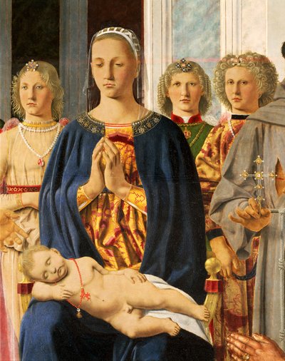 Madone et Enfant entourés d