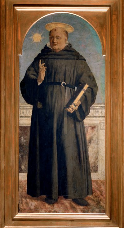 Polyptyque de Saint Augustin: Saint Nicolas de Tolentino - Piero della Francesca