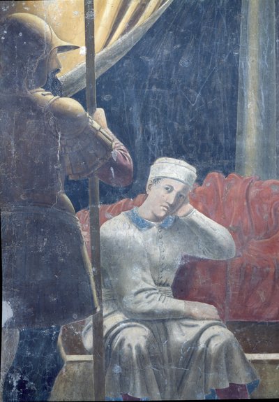 Le rêve de Constantin, achevé en 1464 (détail) - Piero della Francesca