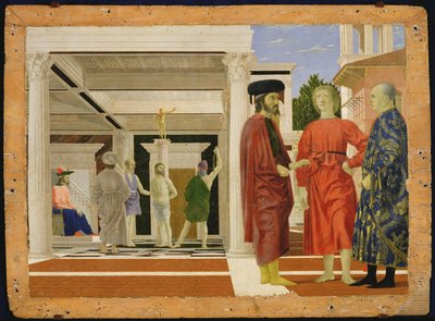La Flagellation du Christ, vers 1463-4 - Piero della Francesca
