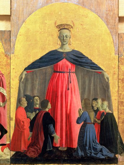 La Madonna de la Miséricorde (détail) - Piero della Francesca