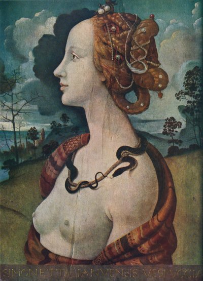 Portrait de Simonetta Vespucci, vers 1480, 1939 - Piero di Cosimo