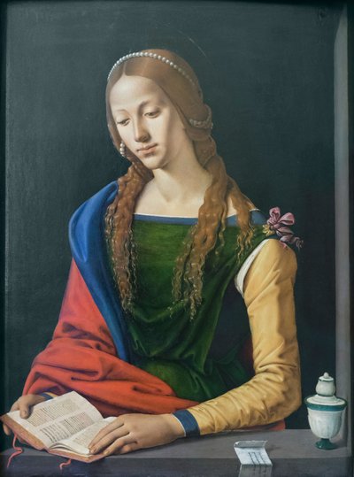 Sainte Marie Madeleine lisant, fin du XVe siècle - Piero di Cosimo