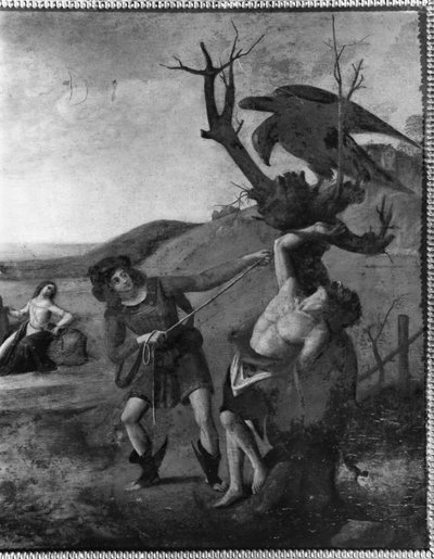 Le Mythe de Prométhée, c.1515 (détail) - Piero di Cosimo