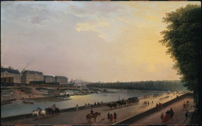 La Seine à la Grenouillère, vue de la terrasse au bord de l