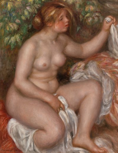 La Sortie du bain - Pierre-Auguste Renoir