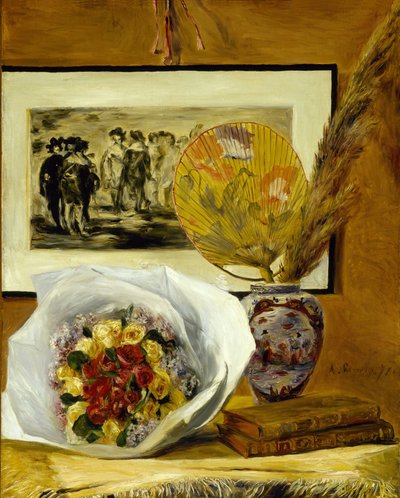 Nature morte avec bouquet - Pierre-Auguste Renoir