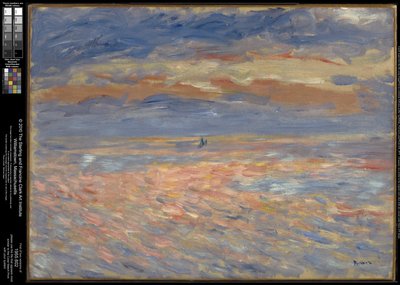 Coucher de soleil - Pierre-Auguste Renoir