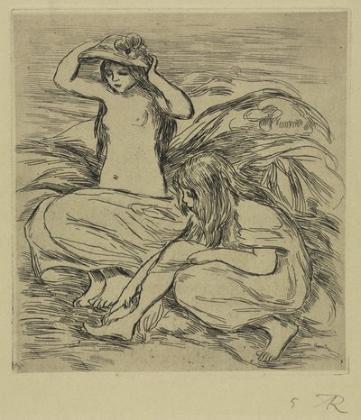 Les Deux Baigneuses - Pierre-Auguste Renoir