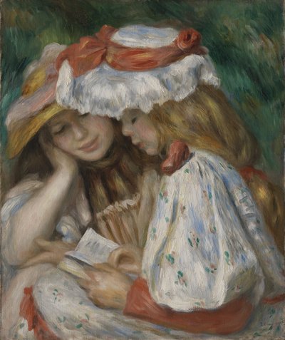 Deux filles en train de lire - Pierre-Auguste Renoir