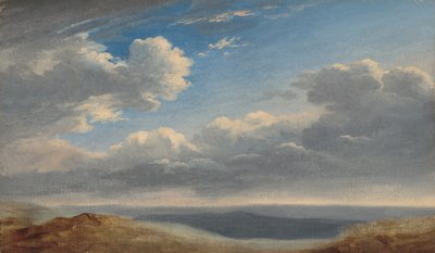 Étude de nuages sur la campagne romaine - Pierre-Henri de Valenciennes