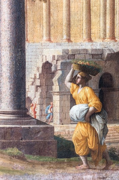 Paysage avec des ruines anciennes - Pierre (1612-88) Lemaire