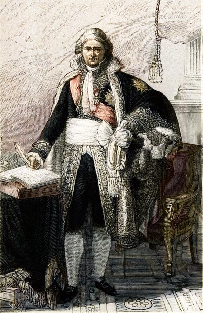 Portrait de Jean Étienne Marie Portalis. Juriste et homme politique français (1746-1807) d