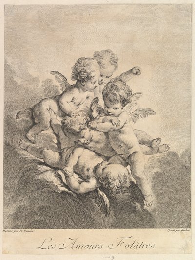 Enfants jouant - Pierre Alexandre Aveline