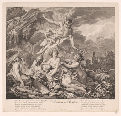Naissance de Bacchus - Pierre Alexandre Aveline