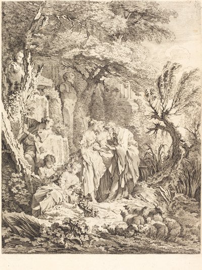 La Bonne Aventure, 1738 - Pierre Alexandre Aveline