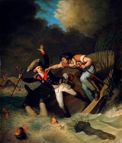 La mort du duc Léopold de Brunswick lors d