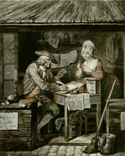 Le scribe public - Pierre Alexandre Wille