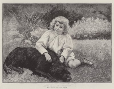Camarades, au repos - Pierre Andre Brouillet