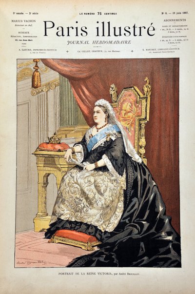 Portrait de Victoria Ière, reine d