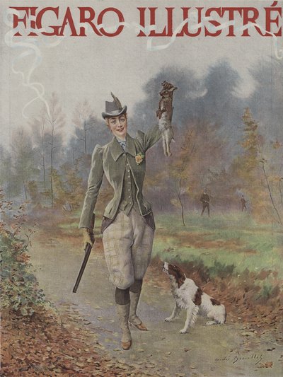 Couverture de Le Figaro Illustré, novembre 1891 - Pierre Andre after Brouillet