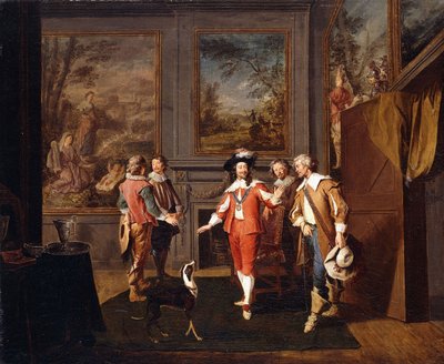 La fuite du roi de Hampton Court en novembre 1647 - Pierre Angelis or Angillis