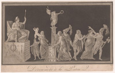 Allégorie de la dévotion à la France - Pierre Antoine Demachy