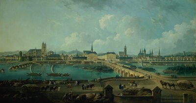 Vue panoramique de Tours, 1787 - Pierre Antoine Demachy