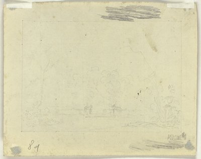 Feuille de croquis - Pierre Antoine Mongin