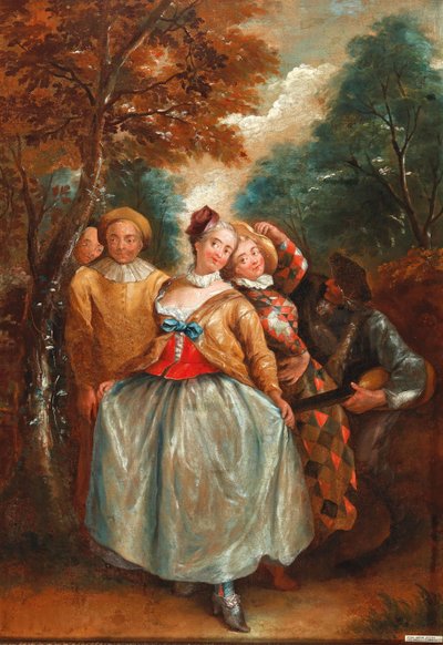 Scène de la Commedia dell