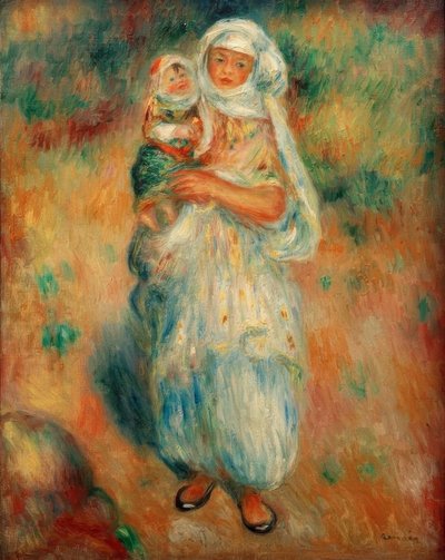 Algérienne avec enfant - Pierre Auguste Renoir
