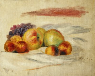 Pommes et raisins, c.1910 - Pierre Auguste Renoir