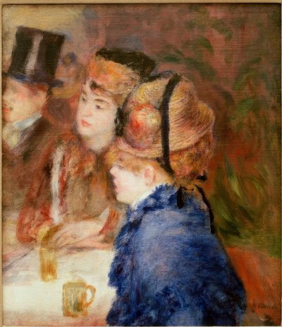 Au café. Les buveuses - Pierre Auguste Renoir