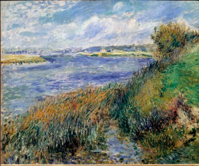 Rives de la Seine à Champrosay - Pierre Auguste Renoir