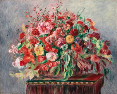 Corbeille de fleurs, 1890 - Pierre Auguste Renoir